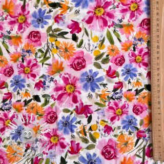 Viscose RADIANCE Flowers Polly digital print
