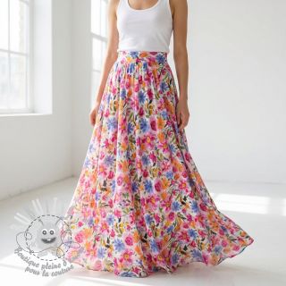 Viscose RADIANCE Flowers Polly digital print