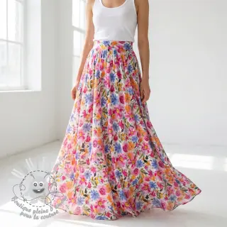 Viscose RADIANCE Flowers Polly digital print
