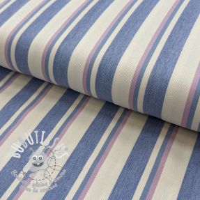 JEANS DENIM YARN DYED Stripe pink