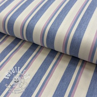 JEANS DENIM YARN DYED Stripe pink