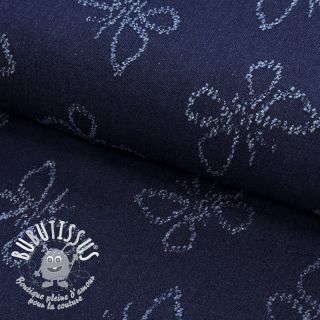 JEANS DENIM JACQUARD Butterflies