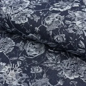 JEANS DENIM JACQUARD Flowie