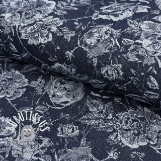 JEANS DENIM JACQUARD Flowie