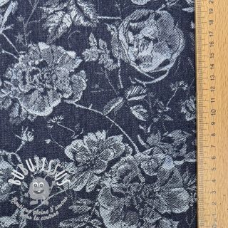 JEANS DENIM JACQUARD Flowie