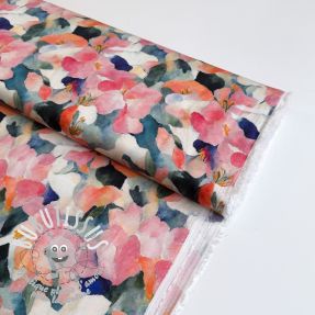 Viscose SATIN Flowers Tora digital print