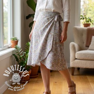 Viscose ECOVERO Flowers Galia offwhite