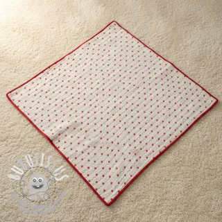 Tissu double gaze/mousseline STEPPED Heart