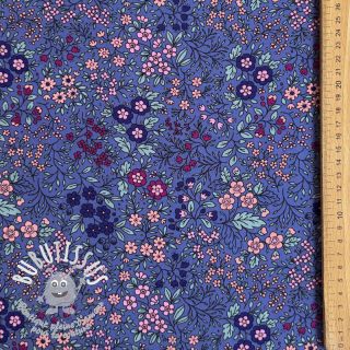 Viscose ECOVERO Flowers Galia purple