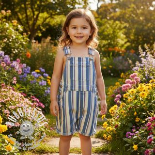 JEANS DENIM YARN DYED Stripe pink