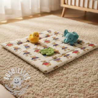 Tissu déco Linenlook Teddy Bear Cosy digital print