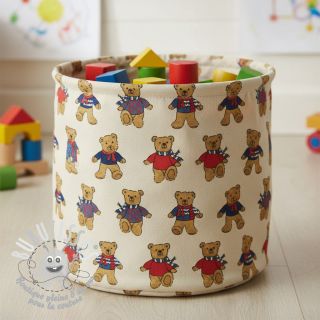 Tissu déco Linenlook Teddy Bear Cosy digital print