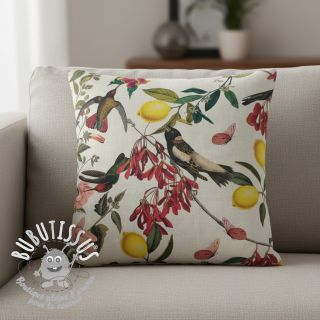 Tissu déco Linenlook Lemon Tropic Artisan digital print