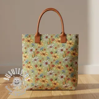 Tissu déco GOBELIN premium Floral Easter Flower