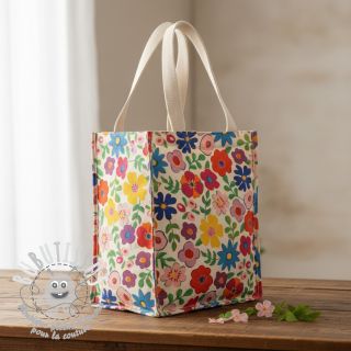 Tissu déco Linenlook Flower Fiesta Field digital print