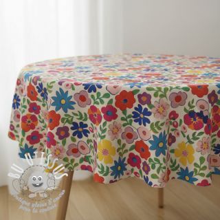 Tissu déco Linenlook Flower Fiesta Field digital print