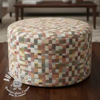 Tissu déco GOBELIN PREMIUM Indian Block Tapestry