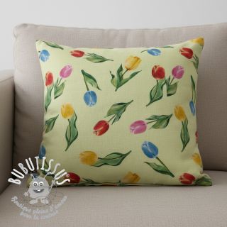 Tissu déco Tulip Flower Field digital print