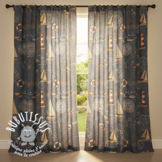 Tissu déco GOBELIN premium Coast Lighthouse Sea