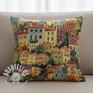 Tissu déco GOBELIN premium Happy Siesta House