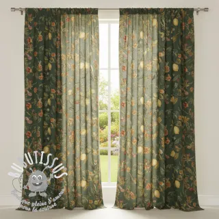 Tissu déco GOBELIN premium Lemon Tropic Artisan