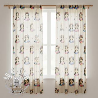 Tissu déco Linenlook premium Viva Flower Girl