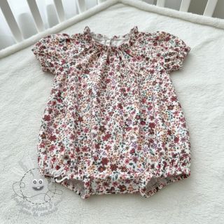 Jersey Flowers burgundy digital print ORGANIC