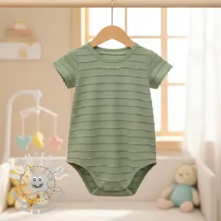 Jersey RUFFLES sage