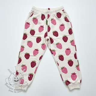 Sweat envers minkee JOGGING Strawberries ecru