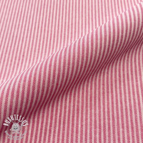 Tissu déco DOBBY Colored stripe fuchsia
