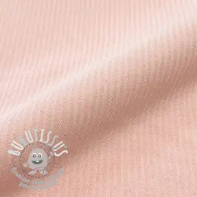 Tissu déco DOBBY Colored stripe light pink