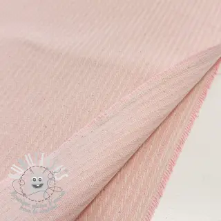 Tissu déco DOBBY Colored stripe light pink