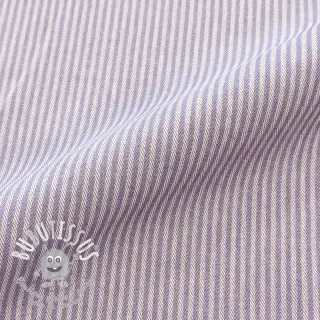 Tissu déco DOBBY Colored stripe lavender