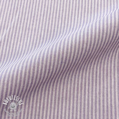 Tissu déco DOBBY Colored stripe lavender