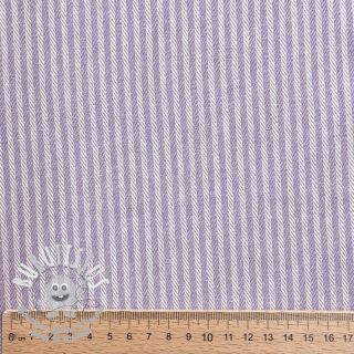 Tissu déco DOBBY Colored stripe lavender