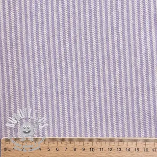 Tissu déco DOBBY Colored stripe lavender