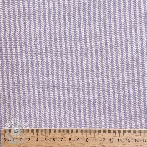 Tissu déco DOBBY Colored stripe lavender