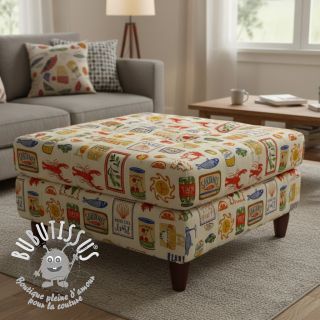 Tissu déco Mediterranean Vibe digital print