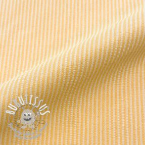 Tissu déco DOBBY Colored stripe warm yellow