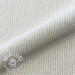 Tissu déco DOBBY Colored stripe light grey