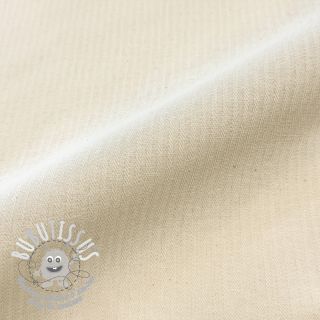 Tissu déco DOBBY Colored stripe naturel