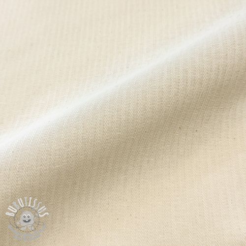 Tissu déco DOBBY Colored stripe naturel