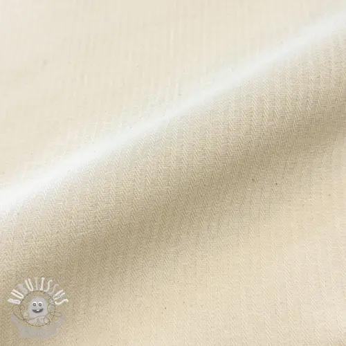 Tissu déco DOBBY Colored stripe naturel