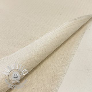 Tissu déco DOBBY Colored stripe naturel