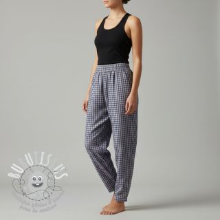 Tissu coton YARN DYED Check Anabel teal