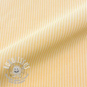 Tissu déco DOBBY Colored stripe pastel yellow