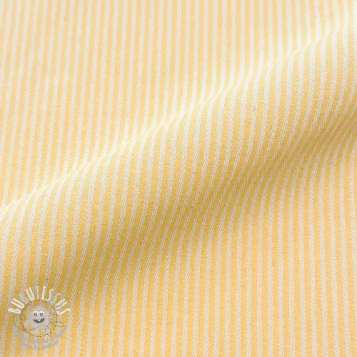 Tissu déco DOBBY Colored stripe pastel yellow