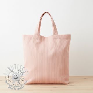 Tissu déco DOBBY Colored stripe light pink