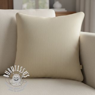 Tissu déco DOBBY Colored stripe sand