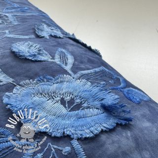Tissu coton TIE DYE EMBROIDERY Flora design B